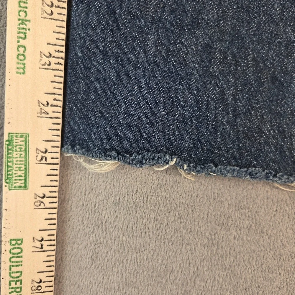 Levis 501 Jeans Mens Selvedge Thrashed‎ Destroyed Raw Hem Fits 27x25